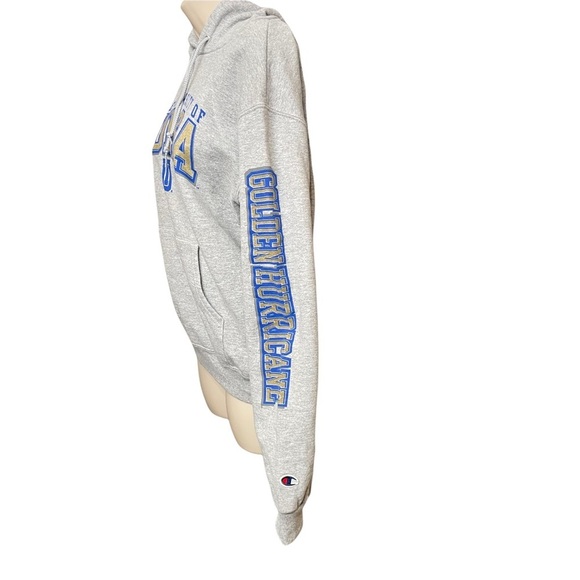 Vintage Champion Tulsa University Golden Hurricane Pullover Hooded Sweater Sz S - Picture 2 of 11